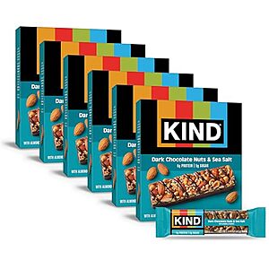 SnS,AC] $21.80 | 36-Pack 1.4-Oz KIND Bars (Dark Chocolate Nuts & Sea Salt) at Amazon