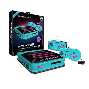 Hyperkin RetroN 5 HD Retro Gaming Console HDMI Hyper Beach Turquoise | Compatible with GBA/GBC/GB/SNES/Super Famicom/Genesis/Mega Drive $156