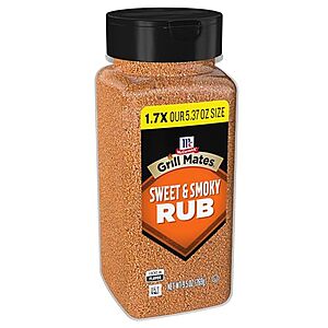 [S&S] $5.51: 9.5-Oz McCormick Grill Mates Sweet & Smoky Rub at Amazon