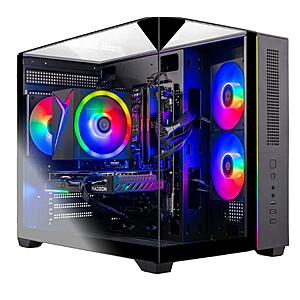 Skytech Crystal Desktop: Ryzen 7 7700, RX 9060XT, 16GB RAM, 1TB SSD $1000 + Free Shipping