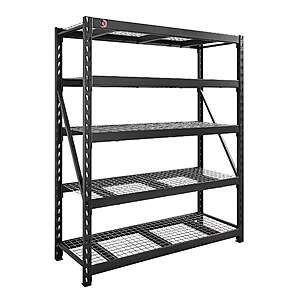Costco Members - Gorilla Rack 5-tier Industrial Rack,72" x 24" x 84" - $249.99