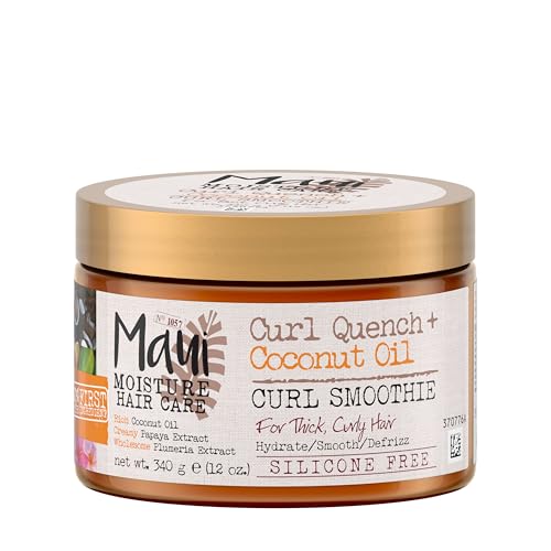 Maui Moisture Curl Quench + Co...Softness,Silicone Free,12 oz