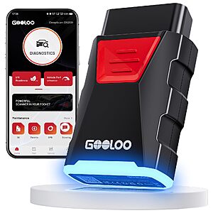GOOLOO DS200 Bluetooth OBD2 Scanner,Bi-Directional Diagnostic Tool - $39.99 AC