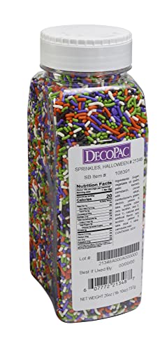 DECOPAC Candy Sprinkles,26oz,...Cupcakes,Cookies - Halloween