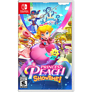 Nintendo Switch Games: Princess Peach: Showtime! or Donkey Kong Country Returns HD $39.99 & More + Free Shipping
