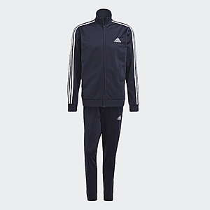 adidas Men's Essentials 3-Stripes Track Suit (Legend Ink / White,Size S or XL) $23 + Free S&H