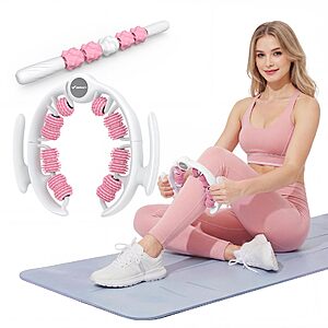 prime) MERACH Cellulite Massage Leg Roller $15 + Free S/H $14.98