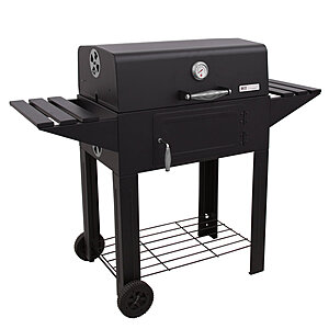 Charbroil American Gourmet Sante Fe 615 Charcoal Grill with Side Shelves - $117.99 + free shipping