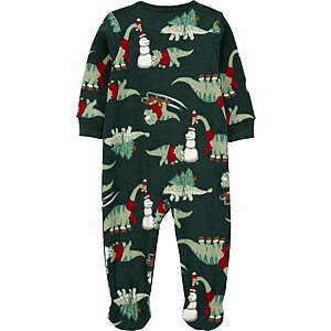 Carter's Child of Mine Baby and Toddler Holiday Pajama,One-Piece $5
