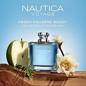 Nautica Voyage Eau De Toilette, Cologne and Fragrance For Men, 3.3Fl oz $12.91