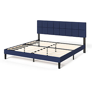 Suhavi Contemporary Modern Tufted Upholstered Platform Bed $149.99