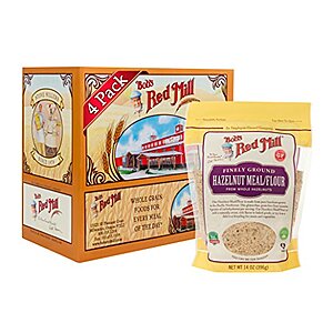 NEW] $40.91 | 4-Pack 14-Oz Bob's Red Mill Hazelnut Flour/Meal at Amazon
