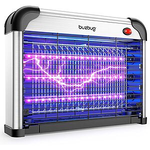 Buzbug LED Bug Zapper Indoor,3 Efficient 50000H LED Bulbs $23.99 + Free S&H w/ Prime or $35