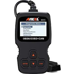 ANCEL AD310 Classic Enhanced Universal OBD II Scanner Car Engine Fault Code Reader CAN Diagnostic Scan Tool,Read and Clear Error Codes $23.99