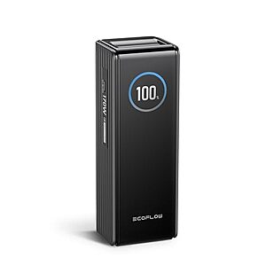 49.99* | EF ECOFLOW Laptop Power Bank,25,000mAh 170W Portable Charger at Amazon