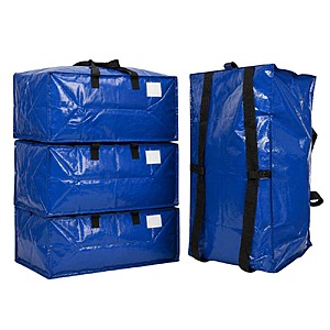 Home Depot Clearance:Durasack 20 Gal.Heavy-Duty Moving and Storage Bag Blue Polypropylene (4-Pack) $6.25