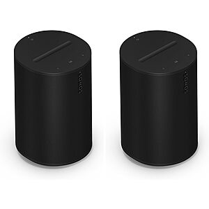 Sonos Era 100 - Black - Wireless, Alexa Enabled Smart Speaker (Pack of 2) for $338.00