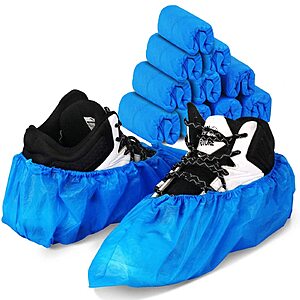 50-Pairs Green Convenience Disposable Shoe Covers $3.49 + Free Shipping w/ Prime or on $35