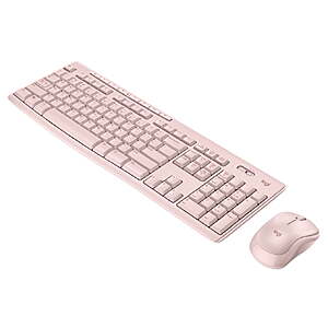 17.92 FS WALMART+ or PU at store:Logitech Wireless Keyboard and Mouse Combo for Windows,2.4 GHz Wireless Rose,Walmart Exclusive