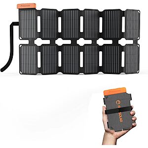 36W FlexSolar Ultra-Portable Solar Panel Charger w/ USB-A,USB-C & DC Ports $39.99 + Free Shipping