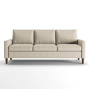73.2" Ebern Designs 3-Seater Polyester Blended Sofa w/ Removable Backrest (Beige) $349.99 + Free Shipping