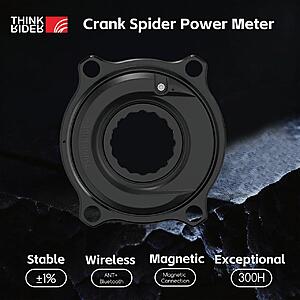 ThinkRider PP5 Spider Power Meter Dual-Sided ยฑ1% Accuracy for Road Bike Use $69 + Free Shipping