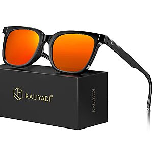 KALIYADI Sunglasses for Small Face Square Polarized Sunglasses UV400 $8.99 AC