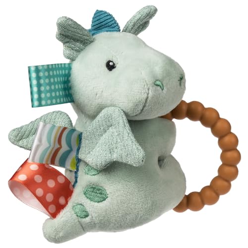 Soft Baby Rattle with Soothing...ry Tags,6-Inches,Drax Dragon