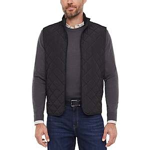 Banana Republic Men's Quilted Vest $19.99 Black or Blue Free Shipping Costco.com Plus buy 3+ Save $10,Buy 5-9 Save $20 Buy 10+ Save 50