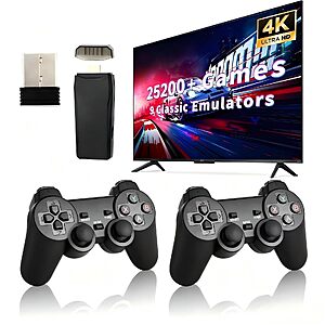 Lurmgm Retro Game Console,Wireless Retro Game Console $28.99 AC