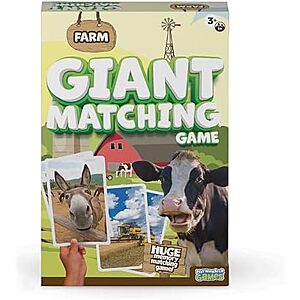 NEW] $4.24 | Giant Matching Game at Amazon