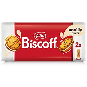 Lotus Biscoff Sandwich Cookies, Vanilla, 22 Cookies per pack, 7.76 Ounce~$2.98 After Coupon & S&S @ Amazon