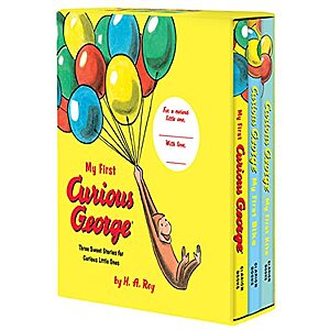 11.23 | My First Curious George 3-Book Box Set at Amazon
