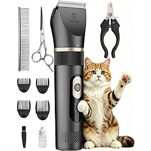 Prime:Petimao Professional Cat Grooming Kit Deshedding Brush Set $19.79 + Free Shipping
