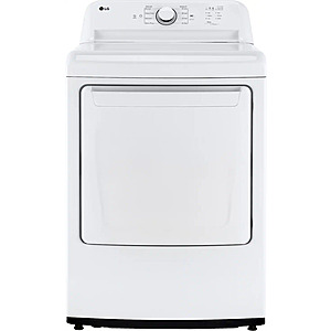 LG 7.3 Cu. Ft. Electric Dryer with Sensor Dry - White for $423.99