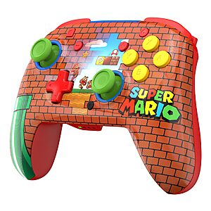 Turtle Beach Rematch Wireless Gaming Controller:Mario Bricks Switch 2 $29.99