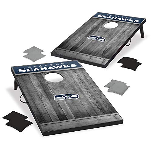 Wild Sports 2'x3' MDF Wood NFL Seattle Seahawks Cornhole Set