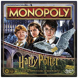 22.49 FS Walmart+ or Amazon Prime (or at $35) Monopoly Harry Potter Edition Board Game