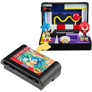 SEGA Genesis Cartridge Console Heroes:Sonic The Hedgehog 3 Diorama Playset $5.40