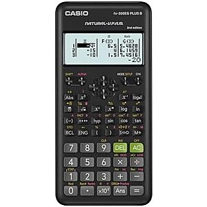 9.79 | Casio FX-300ESPLSB-WAIT Scientific Calculator at Amazon