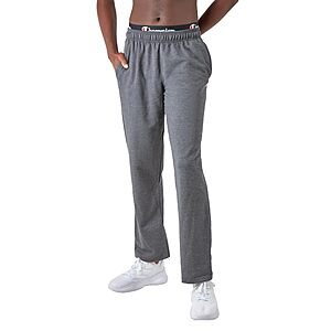 Champion Men's Midweight Fleece Standard Fit Open-Bottom Fleece Sweatpants (Granite Heather,S-5X) $17.93 + Free Shipping w/ Prime or on $35