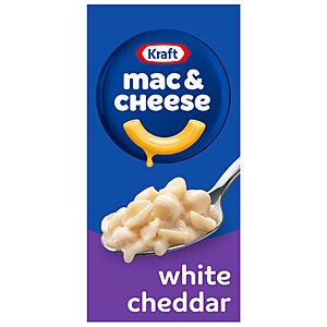 S&S,AC] $0.90:Kraft Mac & Cheese,White Cheddar,7.3 oz