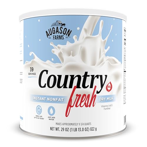 Augason Farms Country Fresh Instant Nonfat Dry Milk Powder