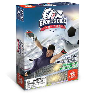 FoxMind Sports Dice Soccer Board Game $9.99 + Free Shipping w/ Walmart