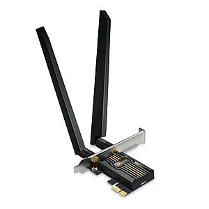 TP-Link BE9300 PCIe WiFi 7 Card for Desktop PC|Tri-Band,High-Gain Antenna $49.99 + Free S&H at Amazon
