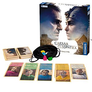 Thames & Kosmos Caesar & Cleopatra Historical Tactical Two-Player Card Game $9.30 + Free Shipping w/ Prime or on $35