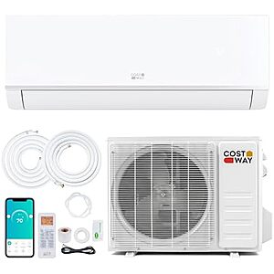 Prime] $485.99* | COSTWAY Blast Pro 12000 BTU 20 SEER2 Mini Split Air Conditioner & Heater at Amazon