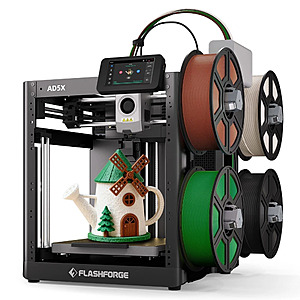 FLASHFORGE AD5X Multi-Color 3D Printer w/ CoreXY Max 600mm/s High Speed Printing $271.2