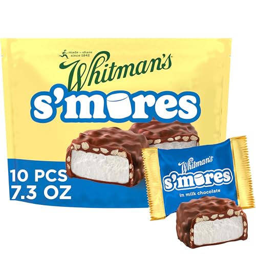 WHITMAN'S S'Mores Milk Chocola...assic Marshmallow,Bag 7.3 oz