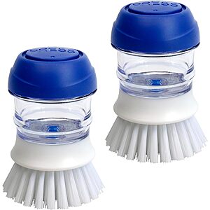 2-Pk CELOX Dish Brush w/ Soap Dispenser $7